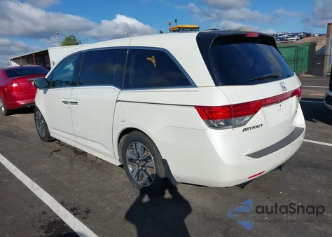 2014 Honda Odyssey Touring/Touring Elite z USA, uszkodzony, nr VIN 5FNRL5H93EB043383